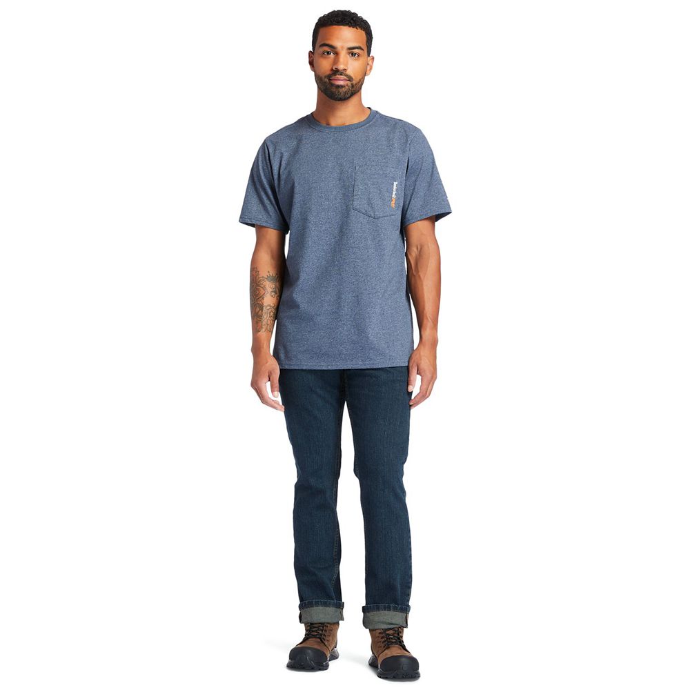 Timberland Mens Pants PRO® Grit-N-Grind Modern Fit Flex Denim Work - Navy - India SE8140397